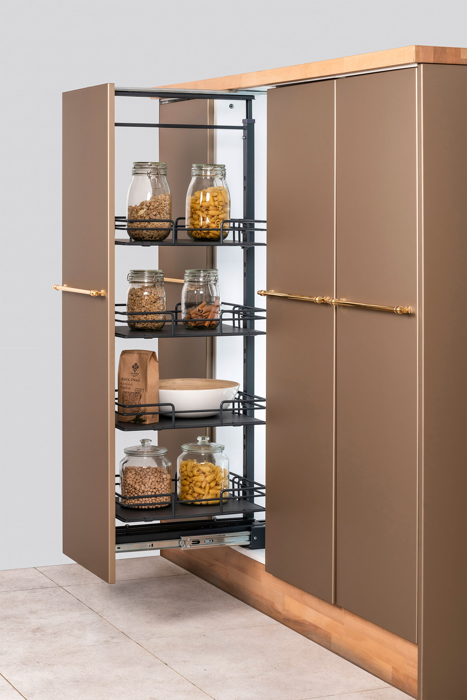 Wooden Telescopic Soft Larder